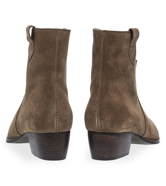 Womens Leather Ankle Boots Maison Minrelle 10332361