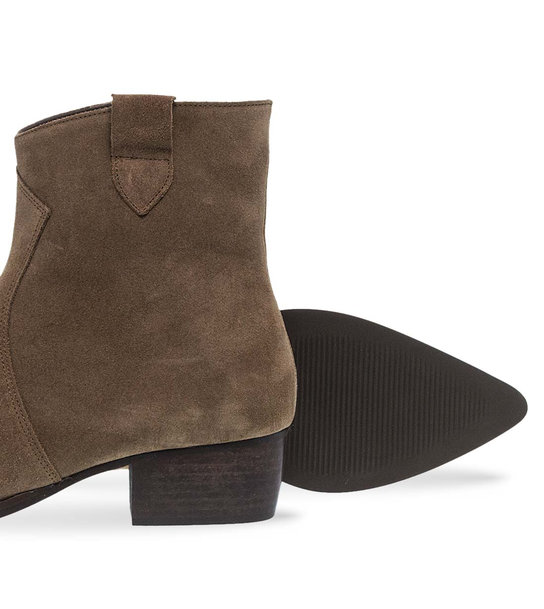 Womens Leather Ankle Boots Maison Minrelle 10332361