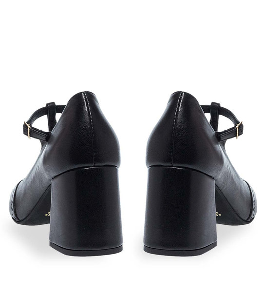 Womens Leather Mary Jane Shoes Maison Minrelle 13232018