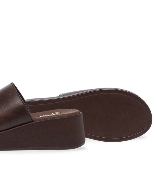 Γυναικεία Δερμάτινα Flatform Parex 12729016
