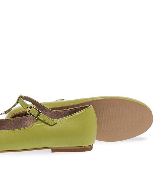 Womens Leather Ballerinas Maison Minrelle 10433016