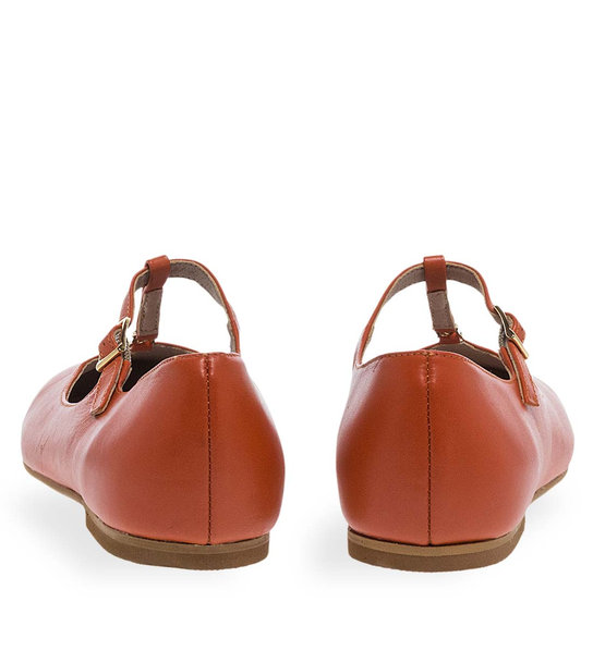 Womens Leather Ballerinas Maison Minrelle 10433016