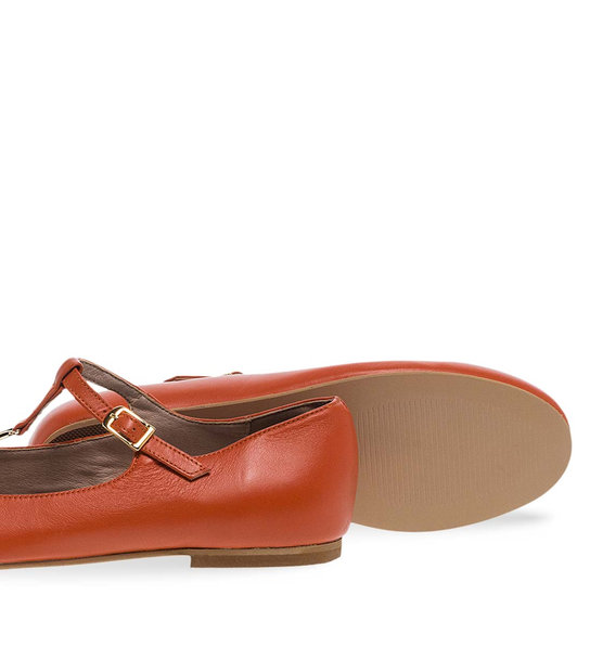 Womens Leather Ballerinas Maison Minrelle 10433016