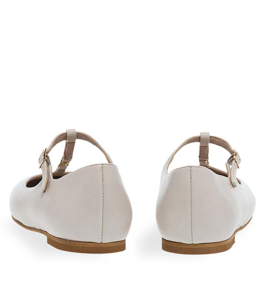 Womens Leather Ballerinas Maison Minrelle 10433016