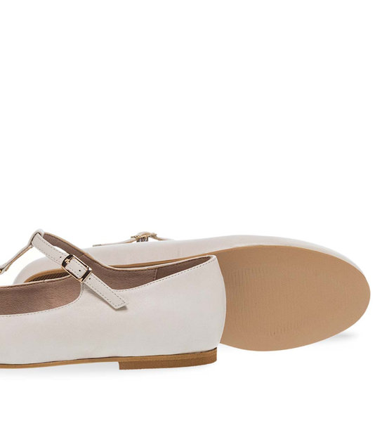 Womens Leather Ballerinas Maison Minrelle 10433016