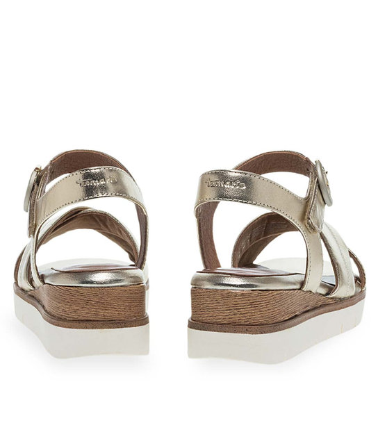 Γυναικεία Δερμάτινα Comfort Πέδιλα Tamaris 1-28202-42 933