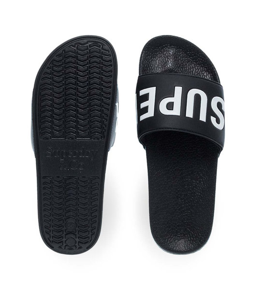 Mens Slides Superdry Mf310291A Black/Optic
