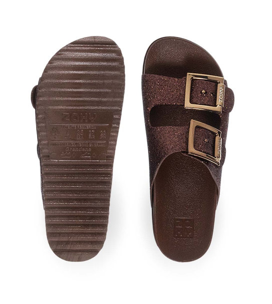 Womens Slides With Two Straps Zaxy 1-780-26220 29 5