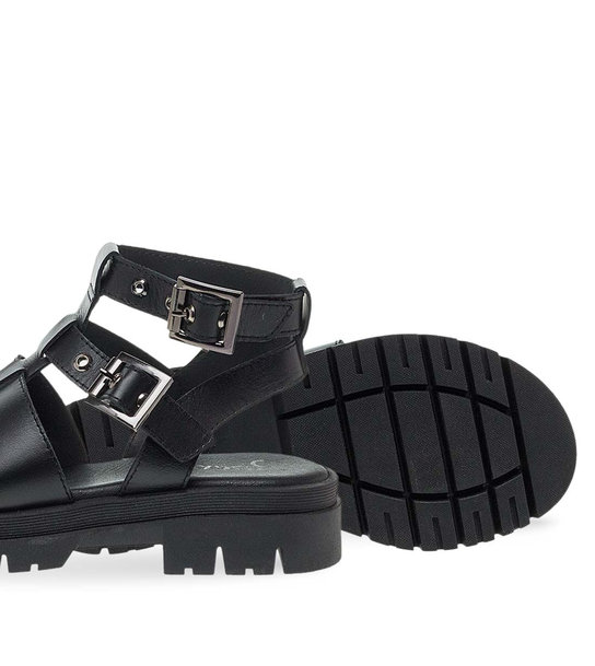 Womens Leather Comfort Sandals Parex 11633228