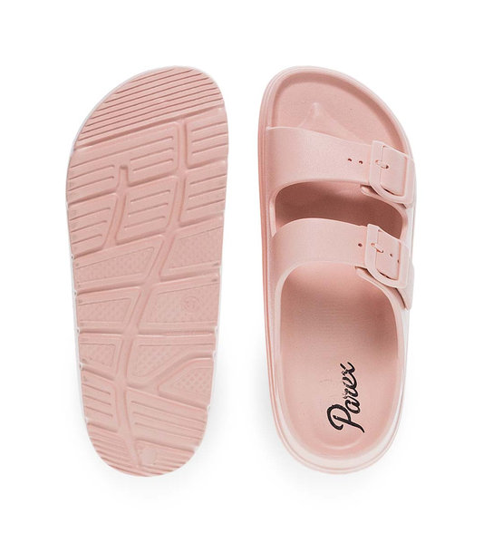 Womens Slides With Two Straps Parex 11833003