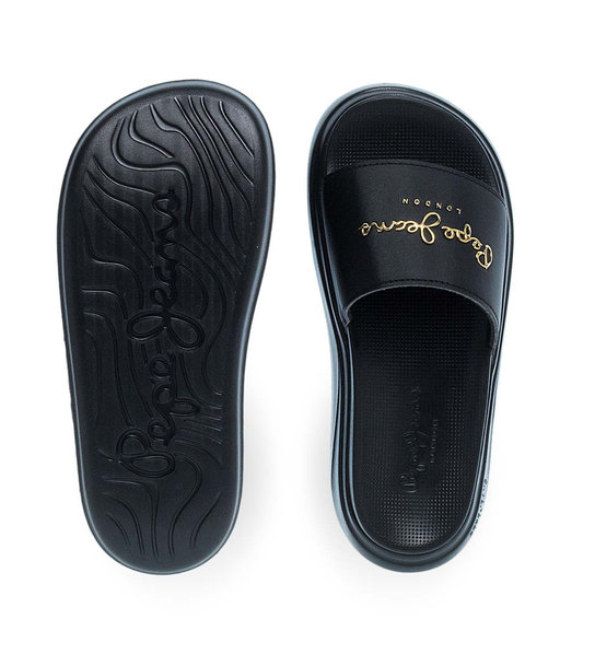 Γυναικείες Σαγιονάρες Θαλάσσης Με Φάσα Pepe Jeans Pls700001 999