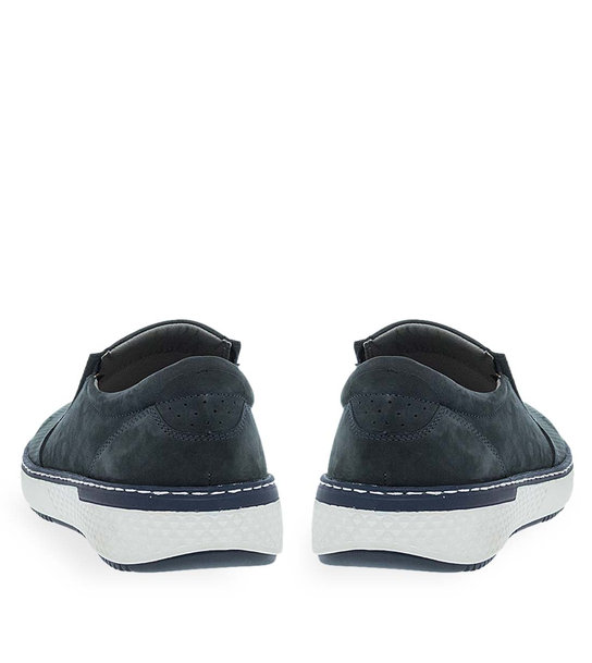Mens Leather Slip On Shoes Parex 12933005
