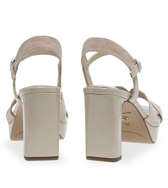 Womens Leather Heeled Sandals Tamaris 1-28309-42 251