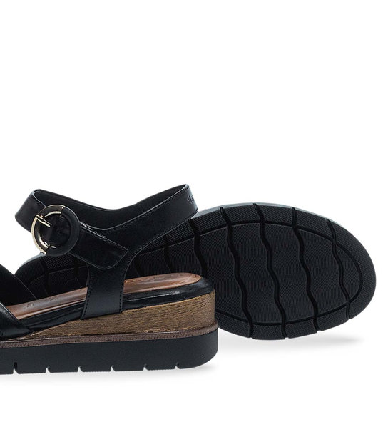 Γυναικεία Δερμάτινα Comfort Πέδιλα Tamaris 1-28202-42 003
