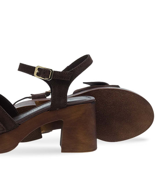Womens Leather Heeled Sandals Marco Tozzi 2-28391-46 361