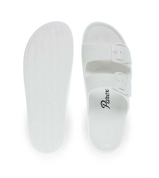 Womens Slides With Two Straps Parex 11831144
