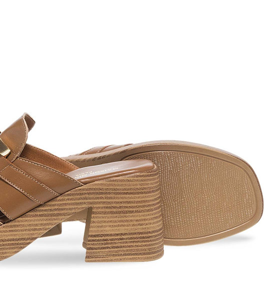 Womens Leather Mules Maison Minrelle 13029015