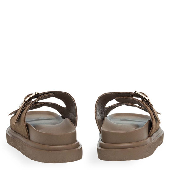 Womens Leather Sandals Exe W403R232238Z/Hs53023-2