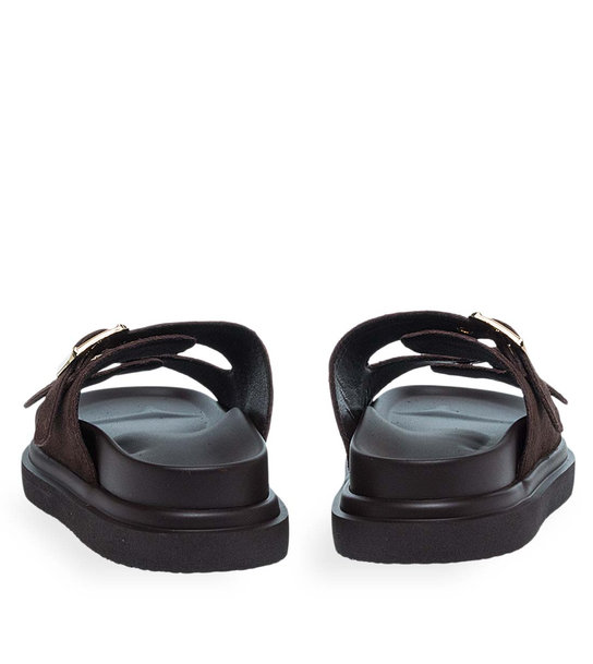 Womens Leather Sandals Exe W403R2322504/Hs53023-2