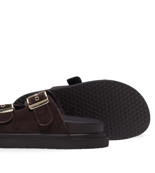 Womens Leather Sandals Exe W403R2322504/Hs53023-2