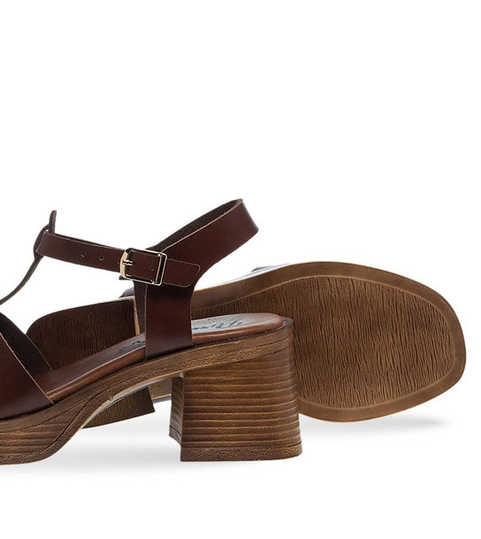 Womens Leather Sandals Parex 11633288