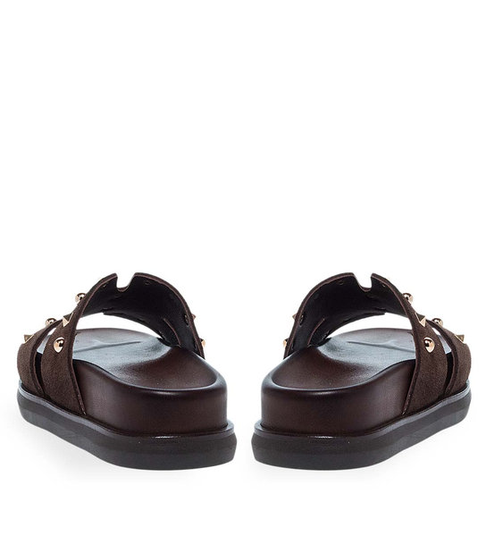 Womens Leather Flatforms Maison Minrelle 11633157
