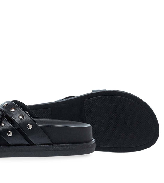 Womens Leather Flatforms Maison Minrelle 11633159