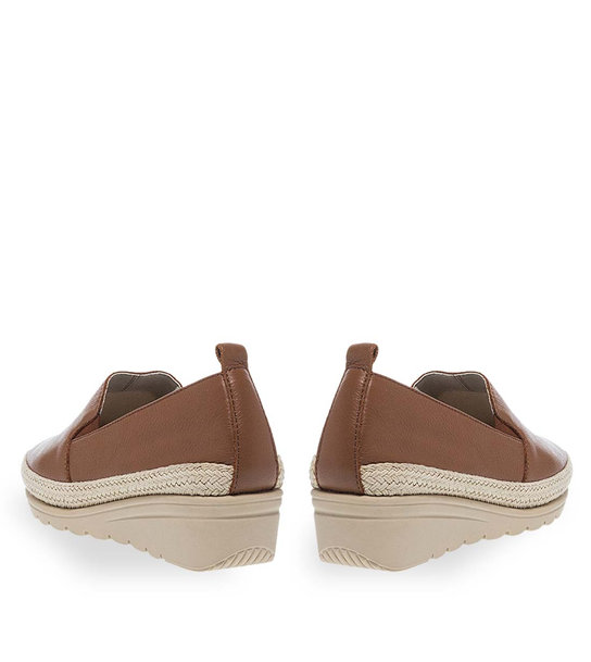 Γυναικεία Δερμάτινα Slip On Παπούτσια Parex 12931009