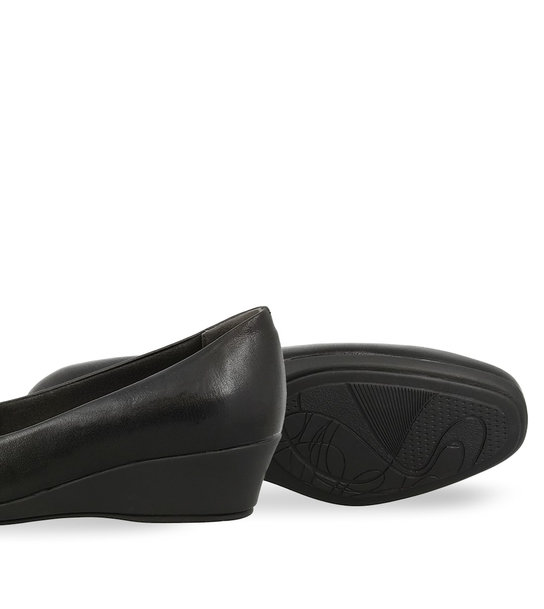 Γυναικεία Δερμάτινη Πλατφόρμα-Μπαλαρίνα Parex