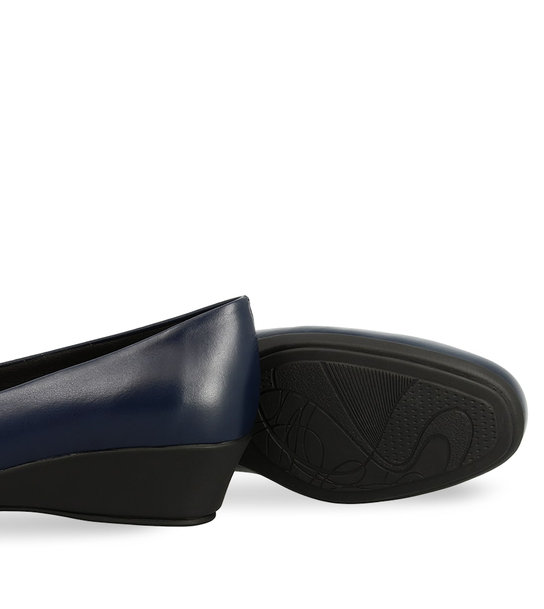 Γυναικεία Δερμάτινη Πλατφόρμα-Μπαλαρίνα Parex