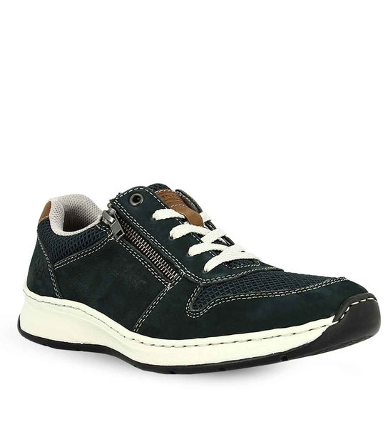 Men's Leather Sneakers Rieker 14300-14 ΜΠΛΕ Parex