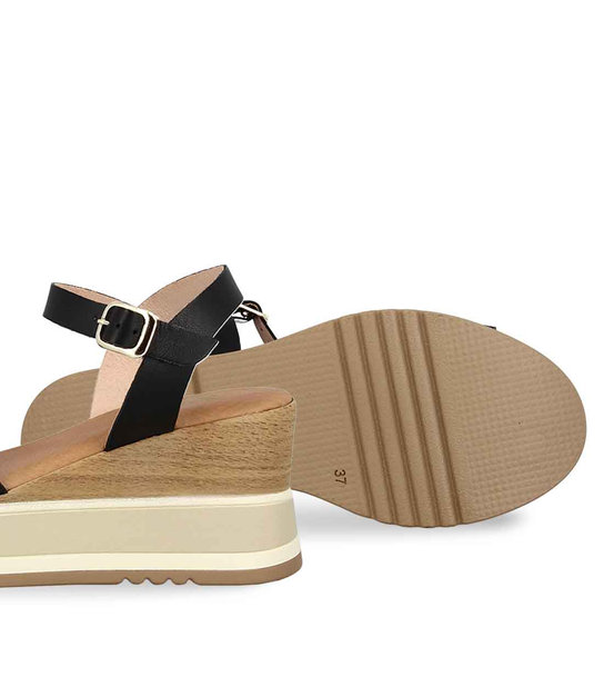 Womens Leather Wedges Parex 79710