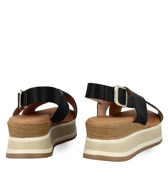 Womens Leather Wedges Parex 79302