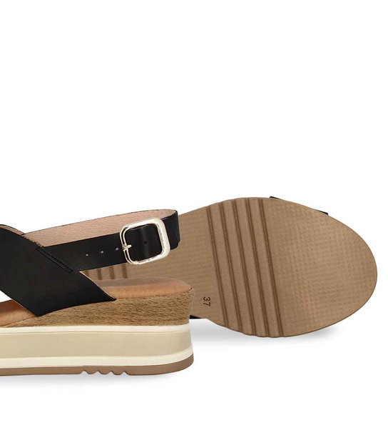 Womens Leather Wedges Parex 79302