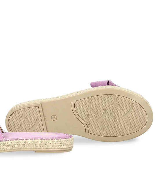 Womens Leather Espadrillas Mules Parex 12023010