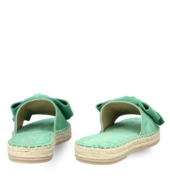 Womens Leather Espadrillas Mules Parex 12023010