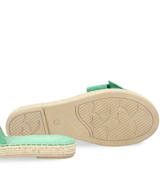 Womens Leather Espadrillas Mules Parex 12023010