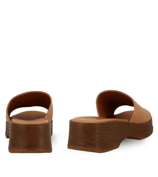 Γυναικεία Δερμάτινα Flatform Parex 12725019