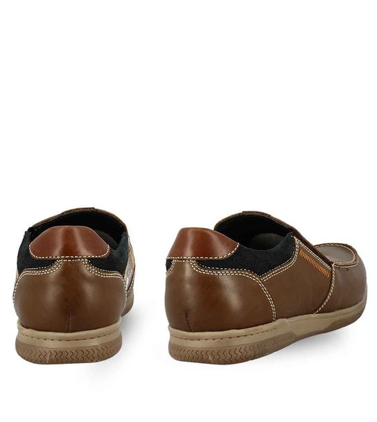 Μens Leather Loafers Parex 12925001