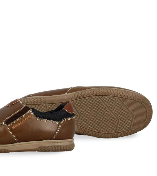 Μens Leather Loafers Parex 12925001
