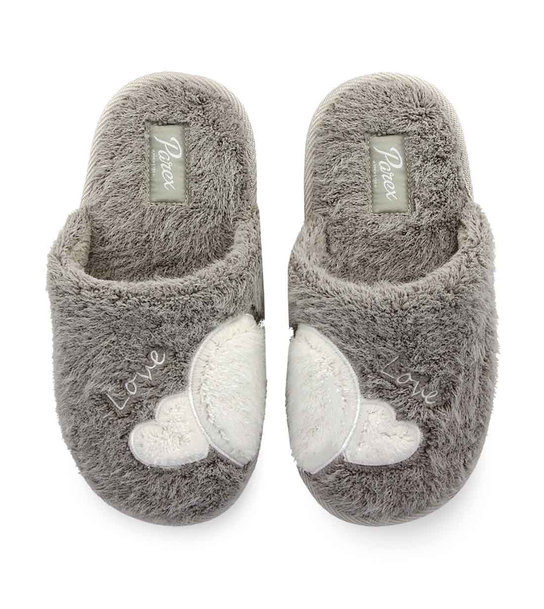 Women's House Slippers Parex 10126135 ΓΚΡΙ Parex