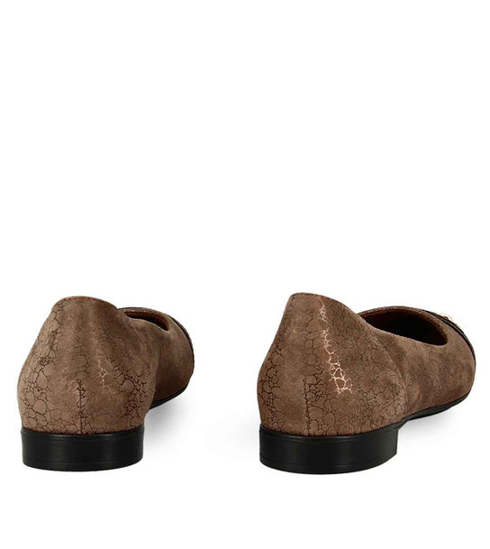 Womens Leather Ballet Flats Parex 10426009