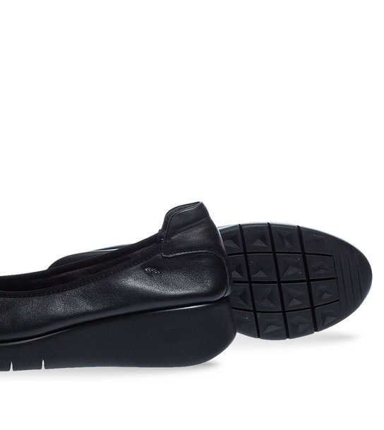 Womens Leather Ballet Flats Flex & Go 10426002