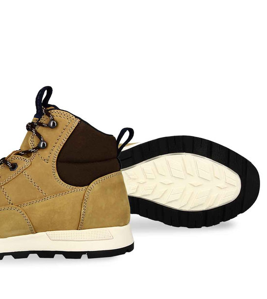 Ανδρικά Δερμάτινα Μποτάκια Jack&Jones 12215534 Honey