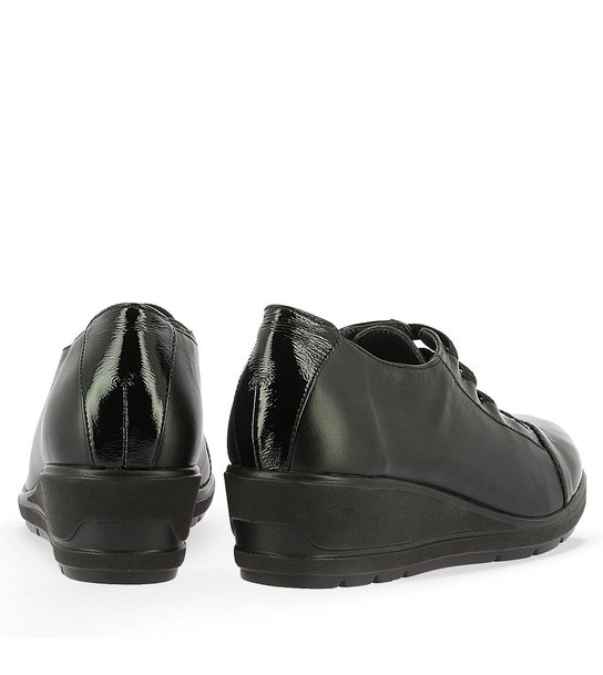 Womens Patent Platform Sneakers PAREX