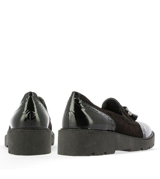 Womens Leather Brogue Shoes Parex