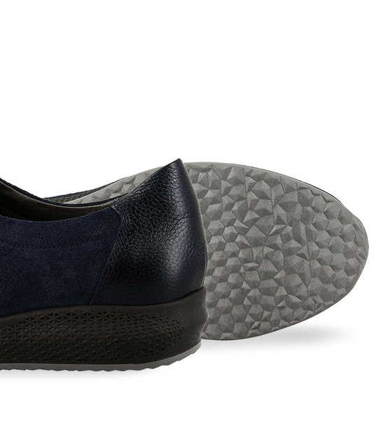 Womens Leather Slip On Zip Up Parex 12320001