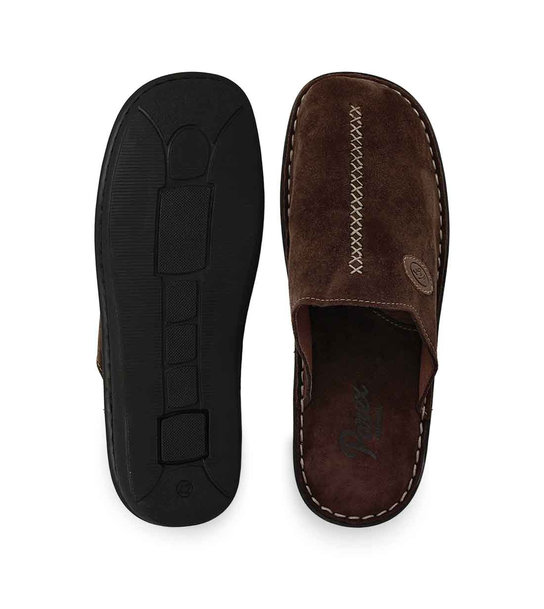 Ανδρικές Δερμάτινες Παντόφλες Σπιτιού Parex 10126296