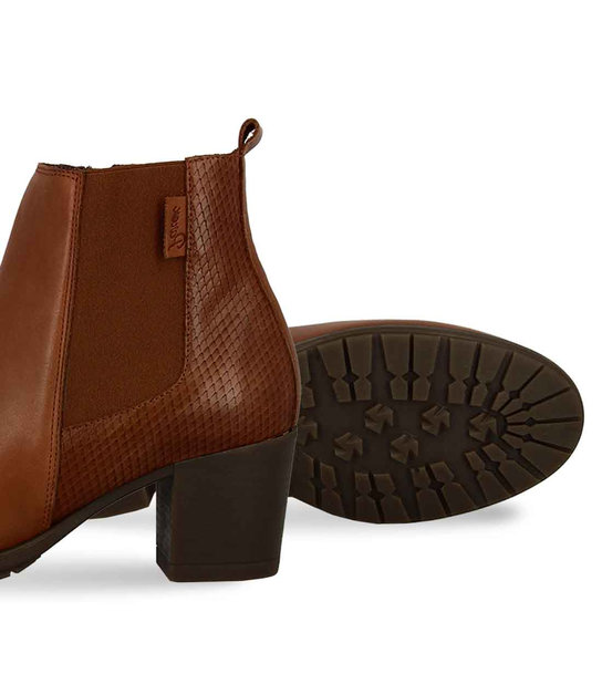 Γυναικεία Δερμάτινα Μποτάκια Parex 10326055