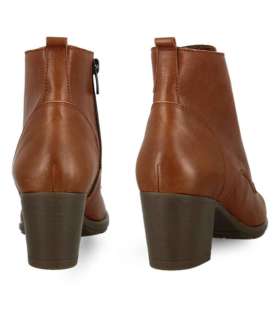 Γυναικεία Δερμάτινα Δετά Μποτάκια Parex 10324079